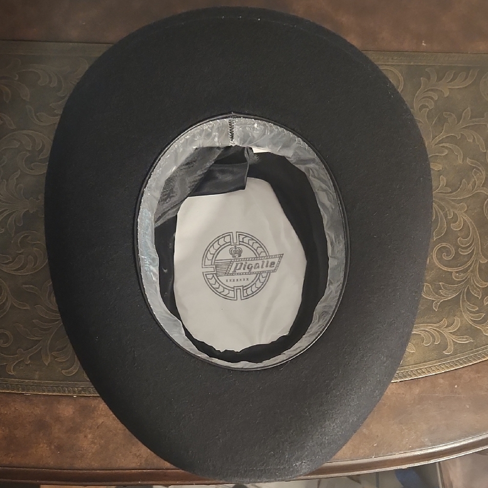 Pigalle Black Cowboy Hat with Silver Band - Picture 5 of 9
